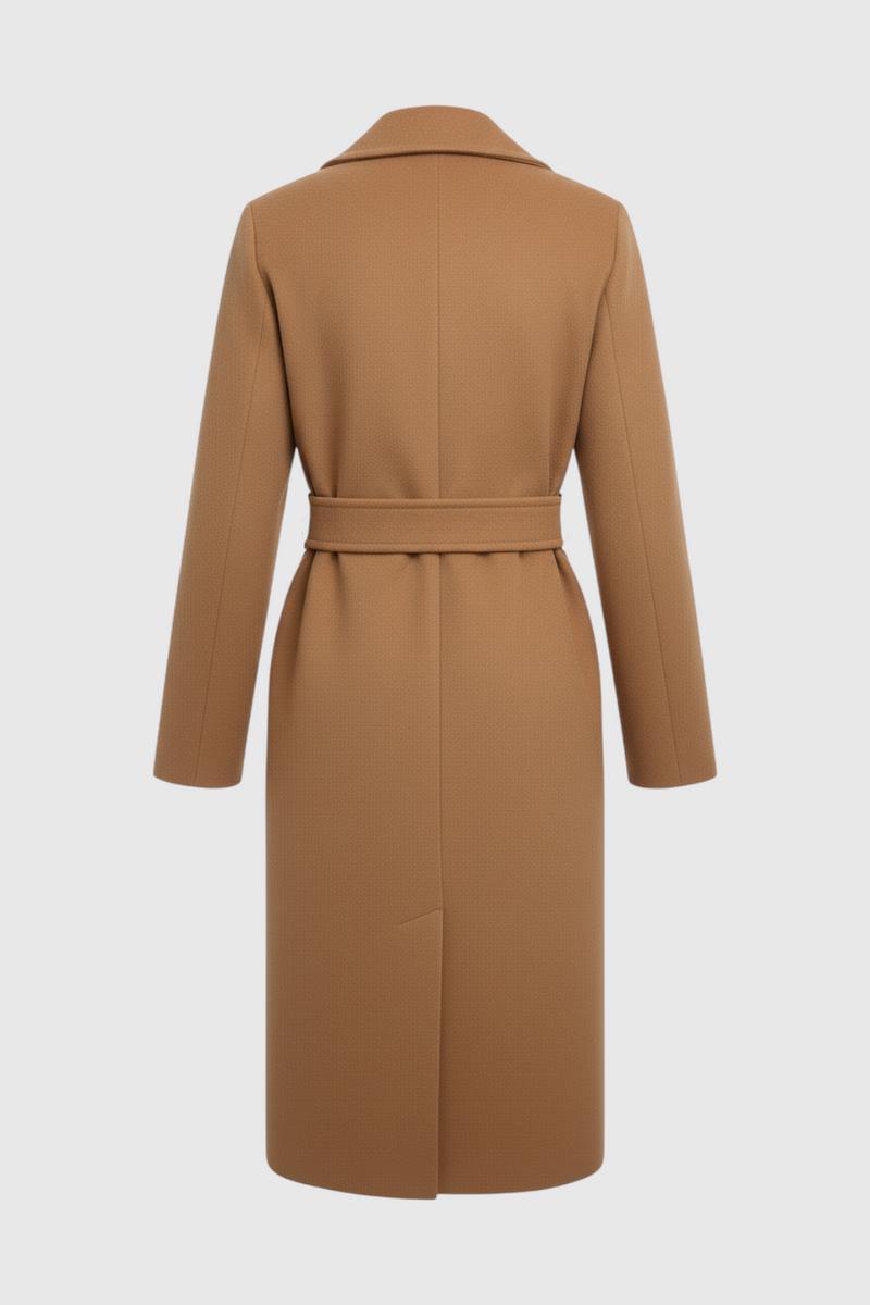Beatrice Mid-Length Coat in Brown, view 4